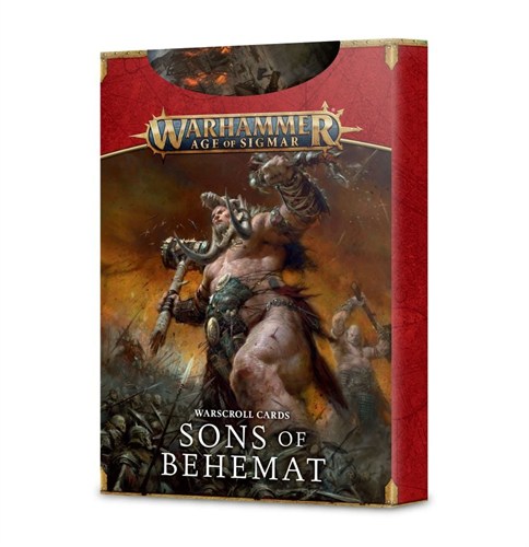 WARSCROLL CARDS: SONS OF BEHEMAT (ENG) 93-04