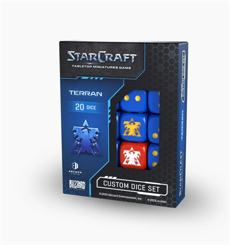 Набор игровых кубиков StarCraft Terran, Archon Studio SCMG0025