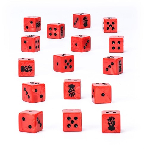 Chaos Space Marine Red Corsairs Dice Warhammer 40000 43-115