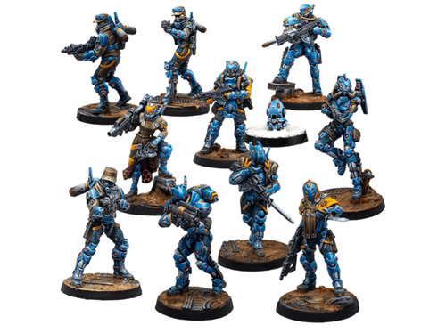 Набор миниатюр Infinity PanOceania Kestrel Action Pack, Corvus Belli 281256-1259