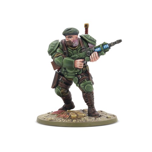 Миниатюра Konflikt 47 Captain Leo Bianchi, United States Special Service Force, Warlord Games 452010408