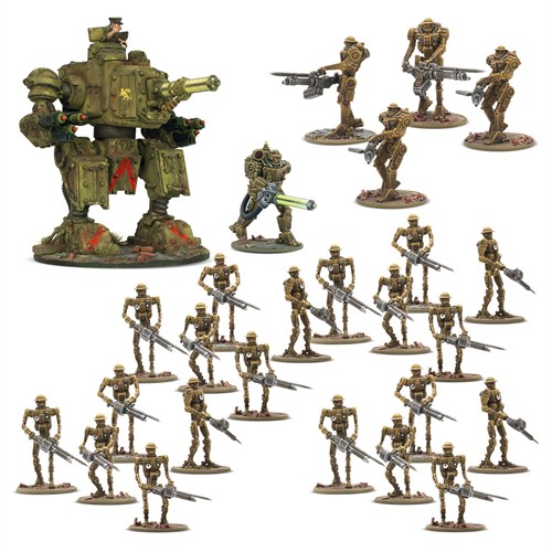 Набор миниатюр Konflikt 47 British Commonwealth Automated Battalion, Warlord Games 452010607