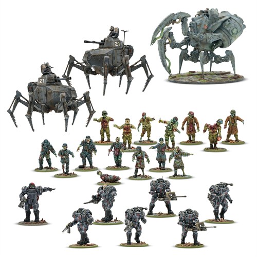 Набор миниатюр Konflikt 47 Axis Sonderkampfgruppe, Warlord Games 452600203