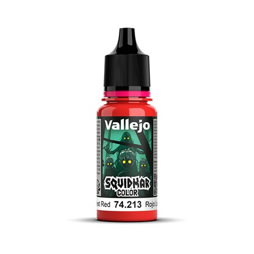 Акриловая краска для миниатюр Vallejo Squidmar Color Deadliest Red, 18 мл (74.213) V-74213