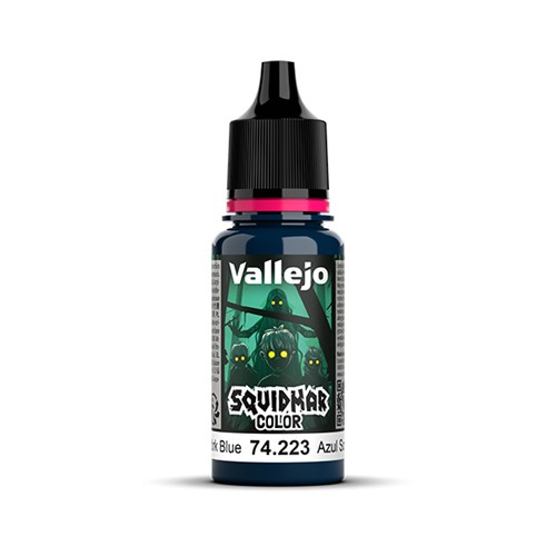 Акриловая краска для миниатюр Vallejo Squidmar Color Mörk Blue, 18 мл (74.223) V-74223
