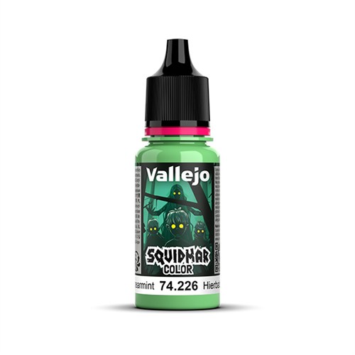 Акриловая краска для миниатюр Vallejo Squidmar Color Spearmint, 18 мл (74.226) V-74226