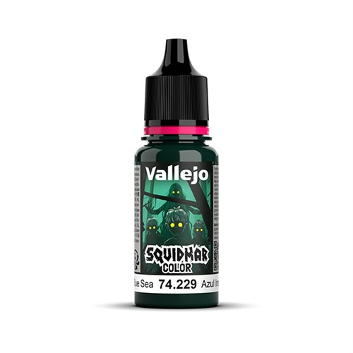 Акриловая краска для миниатюр Vallejo Squidmar Color Deep Blue Sea, 18 мл (74.229) V-74229