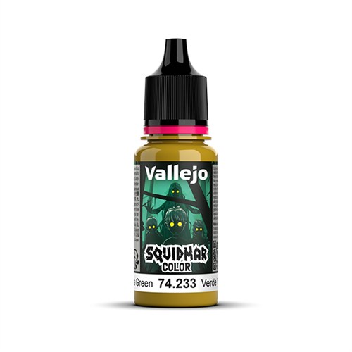 Акриловая краска для миниатюр Vallejo Squidmar Color Vomitous Green, 18 мл (74.233) V-74233