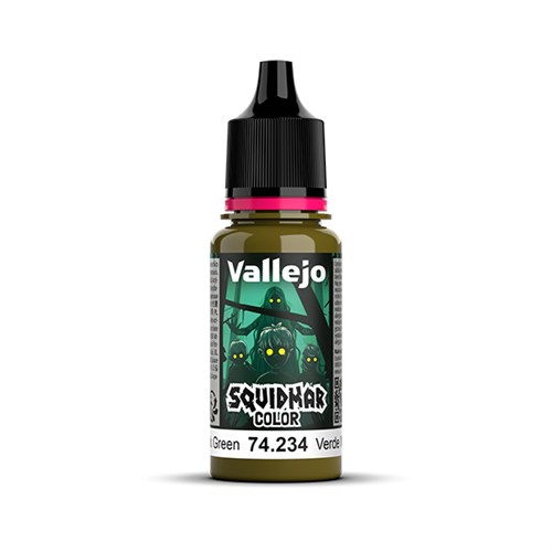 Акриловая краска для миниатюр Vallejo Squidmar Color Mossback Green, 18 мл (74.234) V-74234