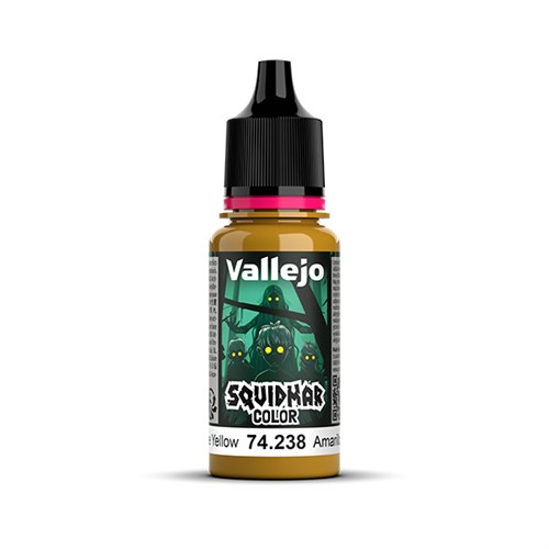 Акриловая краска для миниатюр Vallejo Squidmar Color Corpse Yellow, 18 мл (74.238) V-74238