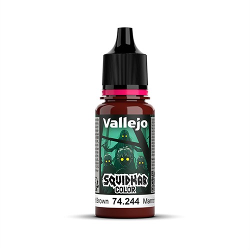 Акриловая краска для миниатюр Vallejo Squidmar Color Cult Brown, 18 мл (74.244) V-74244