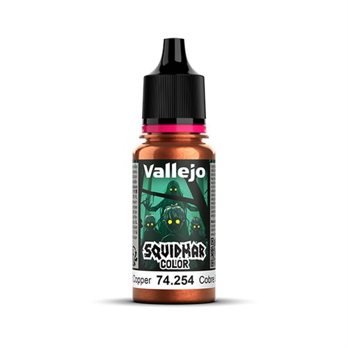 Краска металлик для миниатюр Vallejo Squidmar Color Graveyard Copper, 18 мл (74.254) V-74254