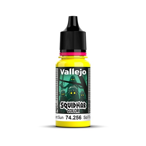 Флуоресцентная краска для миниатюр Vallejo Squidmar Color Fluorescent Sun, 18 мл (74.256) V-74256