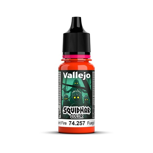 Флуоресцентная краска для миниатюр Vallejo Squidmar Color Fluorescent Fire, 18 мл (74.257) V-74257