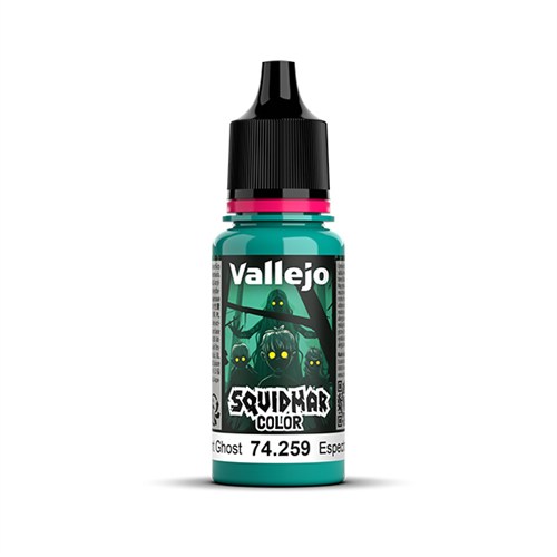 Флуоресцентная краска для миниатюр Vallejo Squidmar Color Fluorescent Ghost, 18 мл (74.259) V-74259