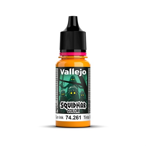 Акриловые чернила для миниатюр Vallejo Squidmar Color Sun Ink, 18 мл (74.261) V-74261