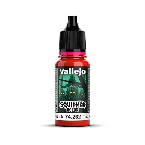 Акриловые чернила для миниатюр Vallejo Squidmar Color Fire Ink, 18 мл (74.262) V-74262