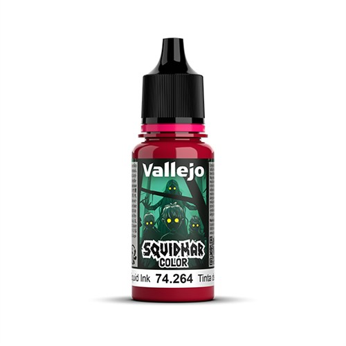 Акриловые чернила для миниатюр Vallejo Squidmar Color Squid Ink, 18 мл (74.264) V-74264