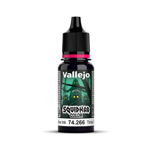 Акриловые чернила для миниатюр Vallejo Squidmar Color Deep Sea Ink, 18 мл (74.266) V-74266