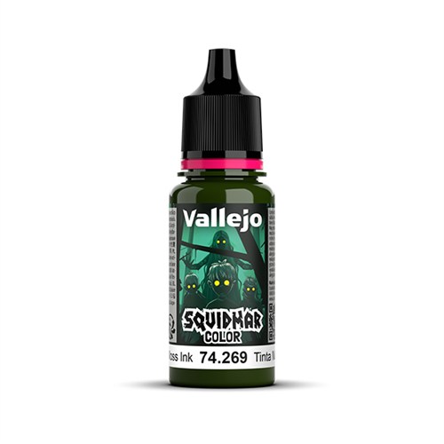 Акриловые чернила для миниатюр Vallejo Squidmar Color Moss Ink, 18 мл (74.269) V-74269