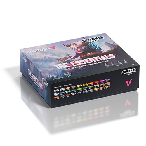 Набор красок Vallejo Squidmar Color The Essentials, 30 цветов V-74303