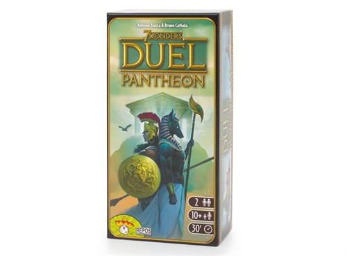 Купите настольную игру  "7 чудес: Дуэль - Пантеон" (Wonder Duel expansion) в Интернет магазине "Лавка Орка". Доставка по РФ от 3 дней.