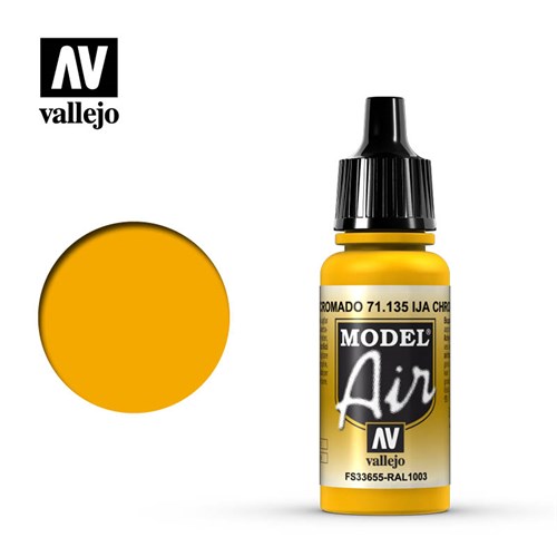 Краска для аэрографа 71135 Model Air - IJA Chrome Yellow Vallejo 71135 V-71135 - фото 92366
