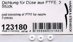 Уплотнители из PTFE для сопел, 3 шт, для H&amp;S