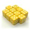 Кубики д6 16мм 10шт. Желтые с острыми углами KD6-50 - фото 130644