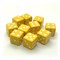 Кубики д6 16мм 10шт. Желтые с острыми углами KD6-50 - фото 130645