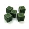 Кубики д6 16мм 5шт. Игровые Зеленые KD6-22 - фото 130658