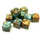 Набор кубиков 10 шт. D6 перламутровые "Исцеление Ран" 16мм с ровными углами KD6-63 - фото 140605