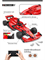 Конструктор-автомобиль Formula 1 (красный) (1065 деталей) Mould King 18024A MK-18024A - фото 144304