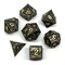 Кубики ДнД (7 шт) металлические / Дайсы для DnD / Dungeons & Dragons / RPG / Драконий черный DND-68 - фото 153852