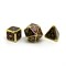 Кубики ДнД (7 шт) металлические / Дайсы для DnD / Dungeons & Dragons / RPG / Бордовый витраж DND-91 - фото 153858