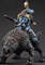 Фигура подвижная JoyToy Space Wolves Thunderwolf Cavalry Frode Warhammer 40000 6973130373099