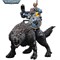 Фигура подвижная JoyToy Space Wolves Thunderwolf Cavalry Frode Warhammer 40000 6973130373099