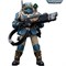Фигура подвижная JoyToy Astra Militarum Tempestus Scions Squad 55th Kappic Eagles Hot-shot Volley Gunner Warhammer 40000 6973130375031