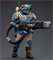 Фигура подвижная JoyToy Astra Militarum Tempestus Scions Squad 55th Kappic Eagles Hot-shot Volley Gunner Warhammer 40000 6973130375031
