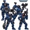 Набор action-фигур JoyToy ULTRAMARINES INCURSORS Warhammer 40000 6973130371286 - фото 158849