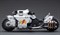 Фигура подвижная JoyToy White Scars Raider-pattern Combat Bike Warhammer 40000 6973130374836