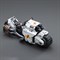 Фигура подвижная JoyToy White Scars Raider-pattern Combat Bike Warhammer 40000 6973130374836