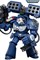 Фигура подвижная JoyToy Ultramarines Terminators Brother Andrus 1/18 Warhammer 40000 6973130376670 - фото 164964