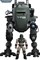 Фигура подвижная JoyToy Astra Militarum Cadian Armoured Sentinel Warhammer 40000 6973130378940
