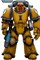 Фигура подвижная JoyToy Imperial Fists Legion  MkIII Tactical Squad Sergeant with Power Fist Warhammer 40000 6973130379060