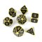 Кубики ДнД (7 шт) металлические / Дайсы для DnD / Dungeons & Dragons / RPG / Драконье золото DND-178 - фото 168515