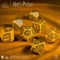 Harry Potter. Hufflepuff Modern Dice Set - Yellow 190142-4B - фото 170794