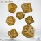 Harry Potter. Hufflepuff Modern Dice Set - Yellow 190142-4B - фото 170800