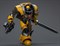 Фигура подвижная JoyToy Imperial Fists Legion 
Cataphractii Terminator Squad Legion Cataphractii 
Sergeant with Power Sword Warhammer Horus Heresy 6973130379374