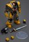 Фигура подвижная JoyToy Imperial Fists Legion 
Cataphractii Terminator Squad Legion Cataphractii 
Sergeant with Power Sword Warhammer Horus Heresy 6973130379374